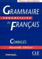 Corrigés Grammaire progressive du Français - niveau, Boeken, O. ThiÉVenaz, Zo goed als nieuw, Verzenden