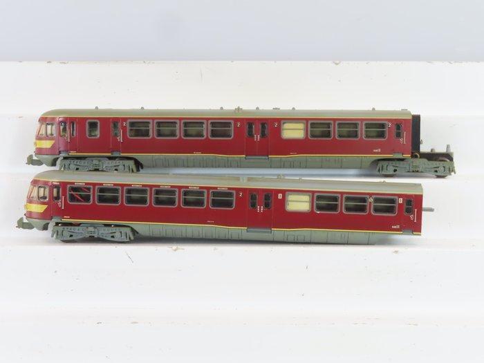 Holland Rail, DKM H0 - Treinstel (1) - DE2 in rode, Hobby en Vrije tijd, Modeltreinen | H0