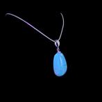 Zeldzaam ambre bleu de Sumatra. Verzamelstuk van zeer goede