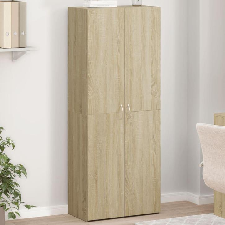 vidaXL Archiefkast 60x32x153 cm bewerkt hout sonoma, Huis en Inrichting, Kasten | Overige, Nieuw, Verzenden