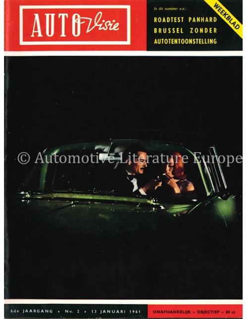 1961 AUTOVISIE MAGAZINE 02 NEDERLANDS, Boeken, Auto's | Folders en Tijdschriften, Ophalen of Verzenden