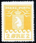 Groenland 1915 - Pakke Porto, Icebear, 2Ø. jaune, Perf., Postzegels en Munten, Gestempeld