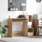 vidaXL Bureau Artisan Eiken 106x40x88,5 cm Geengineerd Hout, Verzenden, Nieuw