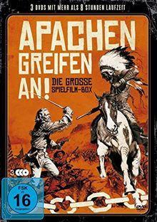 Apachen greifen an - Die grosse Western Klassiker Box - D..., CD & DVD, DVD | Autres DVD, Envoi