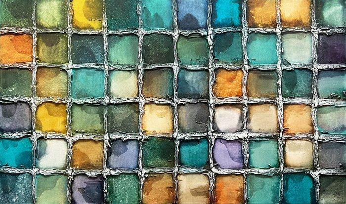J.Jecminek - Intuition - XL 3D painting - ready to hang -, Antiek en Kunst, Kunst | Schilderijen | Modern