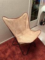 Stoel - Canvas, Leder, Metaal - Butterfly stoel