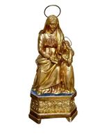 MAESTRO Napoletano - Beeld, Sant Anna insegna a Maria - 43, Antiek en Kunst