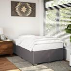 vidaXL Bedframe zonder matras 120x190 cm kunstleer grijs, Verzenden, Nieuw