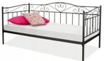 Metaal Bed 90x200 Zwart | Tweede Kansje | OP = OP! (bedden), Huis en Inrichting, 90 cm, Eenpersoons, Verzenden, Zwart