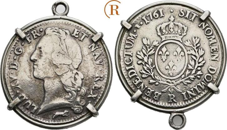Ecu Orleans 1761 R Frankreich: Ludwig Xv, 1715-1774:, Postzegels en Munten, Munten | Europa | Niet-Euromunten, België, Verzenden