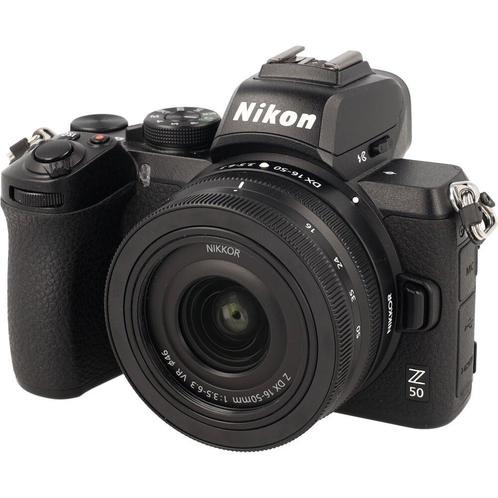 Nikon Z50 + Nikkor Z DX 16-50mm F/3.5-6.3 VR occasion, TV, Hi-fi & Vidéo, Photo | Lentilles & Objectifs, Envoi