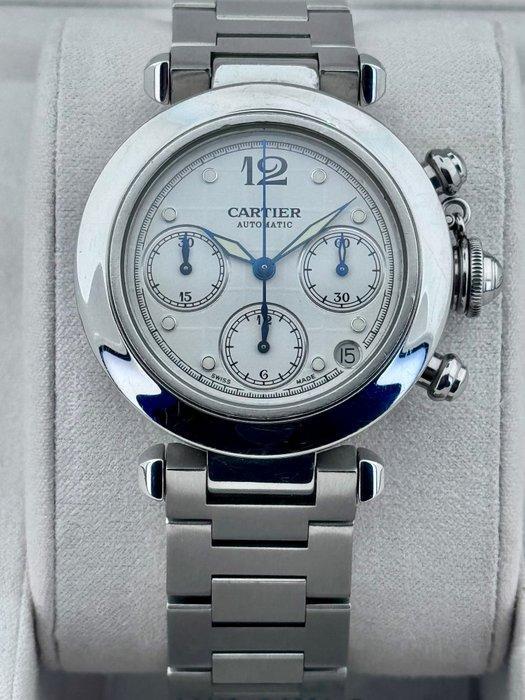 Cartier - Pasha C De Cartier Automatic Chronograph - - 2412, Handtassen en Accessoires, Horloges | Heren