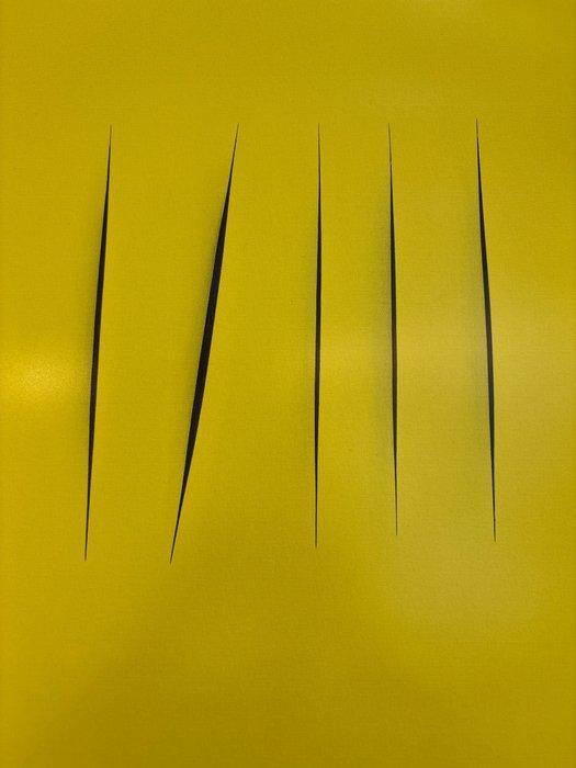 Lucio Fontana - Concetto spaziale, Attese, 1965, Antiek en Kunst, Kunst | Tekeningen en Fotografie