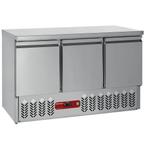 Compacte koeltafel 3 deuren GN 1/1, 380 Lit, Zakelijke goederen, Koelen en Vriezen, Verzenden, Nieuw in verpakking