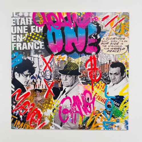 AIIROH (1987) - Please Find Me Crooks [100% Handmade], Antiek en Kunst, Kunst | Schilderijen | Modern