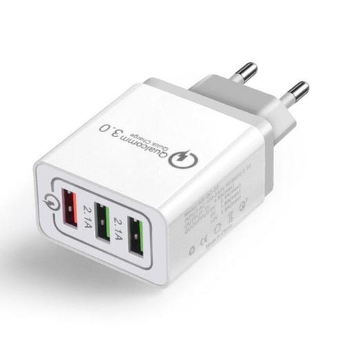 Qualcomm Quick Charge 3.0 Triple (3x) USB Port, Telecommunicatie, Mobiele telefoons | Batterijen en Accu's, Nieuw, Verzenden