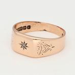 Ring - 9 kt. Roségoud Diamant (Natuurlijk), Handtassen en Accessoires, Ringen, Nieuw