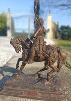 Anselme - Beeldje, Jeanne dArc à cheval - 32 cm -