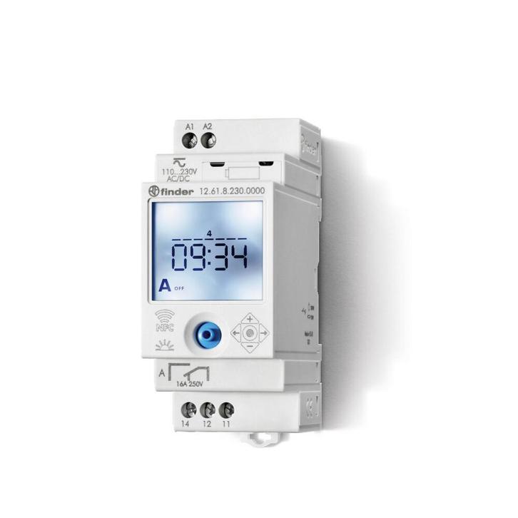 Digitale Wekelijkse Tijdschakelaar 16A 12-24V AC/DC -, Doe-het-zelf en Bouw, Elektriciteit en Kabels, Verzenden