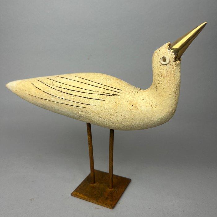 Ewa Budzowska - sculptuur, The bird - big - decorated by 24, Antiek en Kunst, Curiosa en Brocante