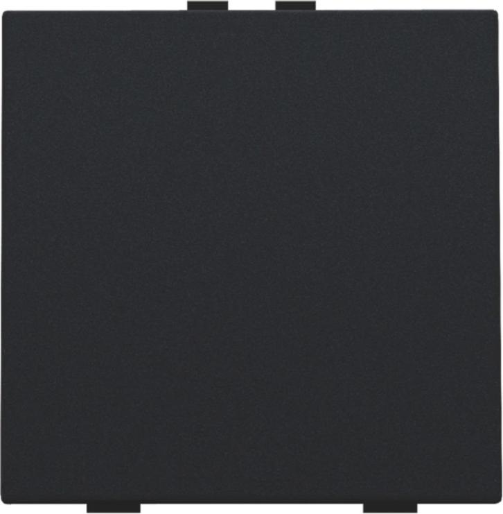 Niko Home Control Enkele Drukknop Zwart Staal - 161-51001, Doe-het-zelf en Bouw, Elektriciteit en Kabels, Verzenden