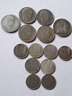 Frankrijk. Lot de 12 monnaies en argent (5 Francs à 20