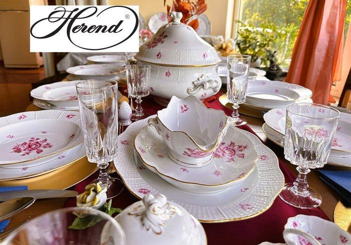 Herend - Tafelservies voor 12 (77) - 77-delige Herend, Antiek en Kunst, Antiek | Meubels | Tafels