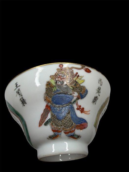 Porseleinen beker - Famille Rose « Wu Shuang Pu « - China -, Antiek en Kunst, Antiek | Overige Antiek