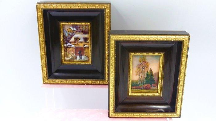 M.Bétourné , Limoges - Lijst (2) - Emaille, Koper, Hout, Antiek en Kunst, Curiosa en Brocante