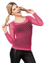 Visnet Shirt Lange Mouwen Roze 38, Kleding | Dames, Verzenden, Nieuw