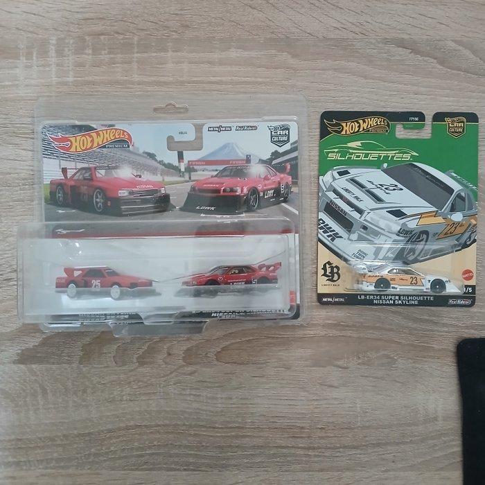 Hot Wheels 1:64 - Modelauto (3) - LB-ER34 Super Silhouette, Hobby en Vrije tijd, Modelauto's | 1:5 tot 1:12