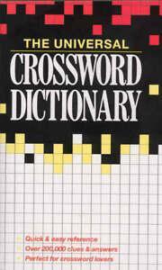Universal Crossword Dictionary by Ursula Harringman, Boeken, Overige Boeken, Gelezen, Verzenden