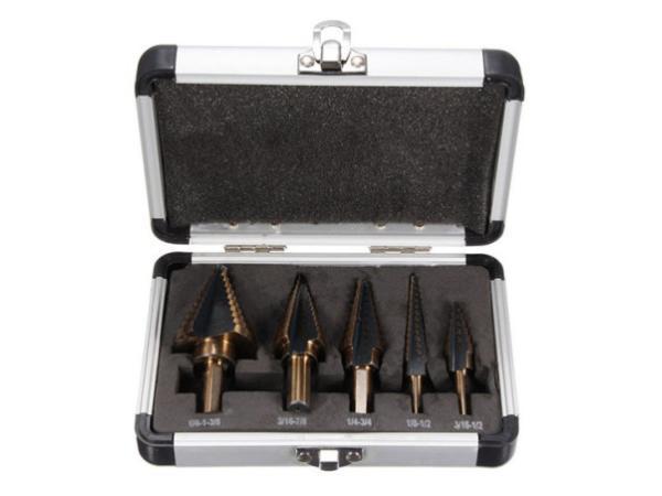 Veiling -  Stappenboor Set 5-delig Titanium Coated, Doe-het-zelf en Bouw, Gereedschap | Boormachines