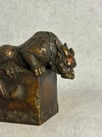 Beeld, Draak/Fabeldier - 15 cm - Brons