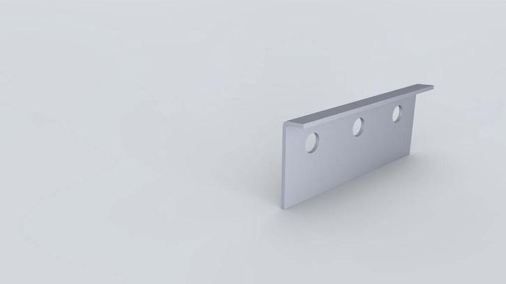 Drukverdeelplaatje voor wandpanelen, Doe-het-zelf en Bouw, Dakpannen en Dakbedekking, Ophalen of Verzenden
