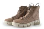 Rieker Veterboots in maat 39 Beige, Kleding | Dames, Schoenen, Verzenden, Beige, Overige typen, Zo goed als nieuw