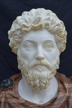 sculptuur, Busto imperatore Marco Aurelio - 80 cm - Marmer