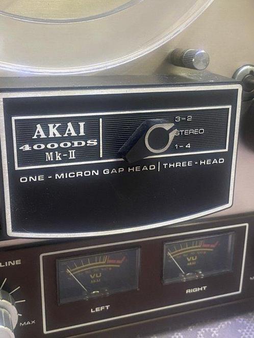 Akai - 4000DS Mk-II Reel-to-reel audio, Audio, Tv en Foto, Radio's