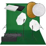 vidaXL Fotostudioset met verlichtingsset, achtergrond en, Audio, Tv en Foto, Verzenden, Nieuw