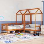 vidaXL Dagbed Set 3 pcs Wasbruin Massief grenenhout, Huis en Inrichting, Verzenden, Nieuw