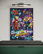 ANDSAL - Iron Man vs Thanos Marvel Dual Lego Street Art, Kinderen en Baby's, Speelgoed | Duplo en Lego, Nieuw