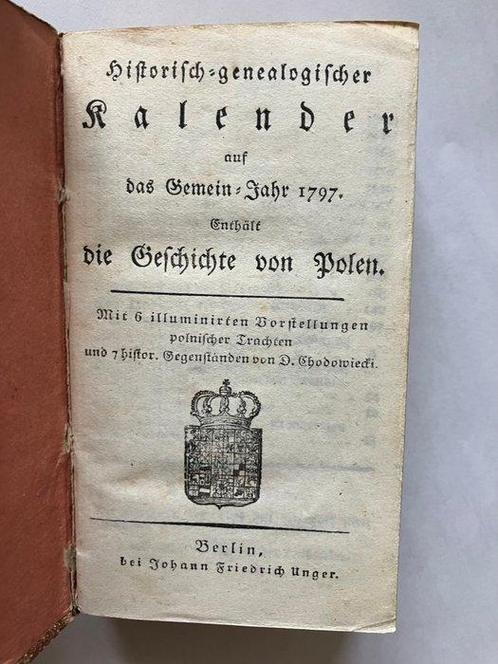 Collective - Historische-Genealogischer Kalender auf das, Antiek en Kunst, Antiek | Boeken en Manuscripten