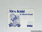 Sega Master System - Alex Kidd In Miracle World - Manual, Auto diversen, Handleidingen en Instructieboekjes, Verzenden