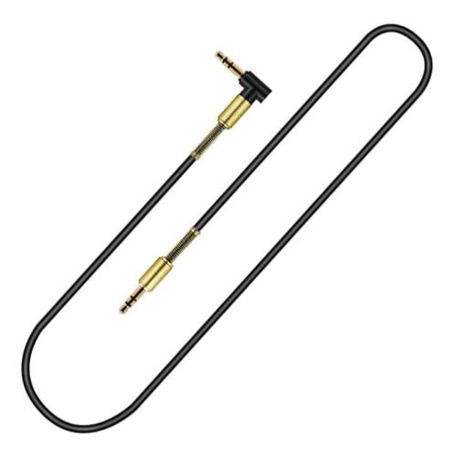 3.5mm AUX Kabel Verguld - Audio Jack - 1.8 Meter - Zwart, Computers en Software, Pc- en Netwerkkabels, Nieuw, Verzenden