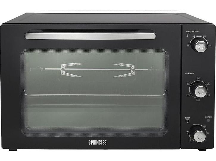 Princess -  Multifunctionele Oven  - Zwart, Elektronische apparatuur, Ovens, Vrijstaand, Hete lucht, Nieuw, Oven met grill, 60 cm of meer