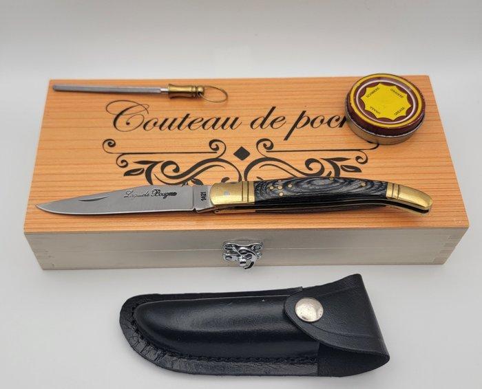 Laguiole Bougna - Tafelmessenset - Staal - Set zakmessen, Antiek en Kunst, Antiek | Keukengerei