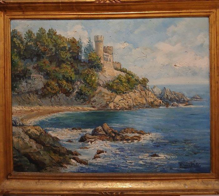 Eliseu Pala (act.c.1948) - La playa, Antiek en Kunst, Kunst | Schilderijen | Klassiek