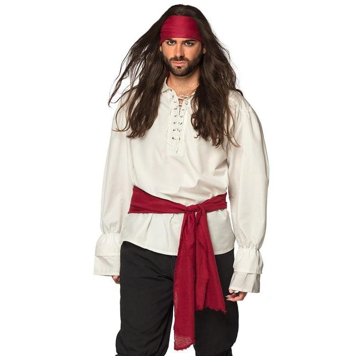 Piraten Kostuum Set 2 delig, Kleding | Heren, Carnavalskleding en Feestkleding, Nieuw, Verzenden