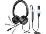Veiling - New bee PC-headset met microfoon, USB/3,5 mm, Nieuw