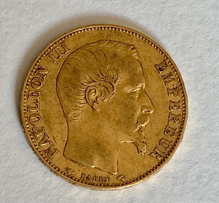 Frankrijk. Napoléon III. 20 Francs 1855-A, Paris, Postzegels en Munten, Munten | Europa | Euromunten